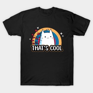 That's Cool - cute cartoony cat T-Shirt